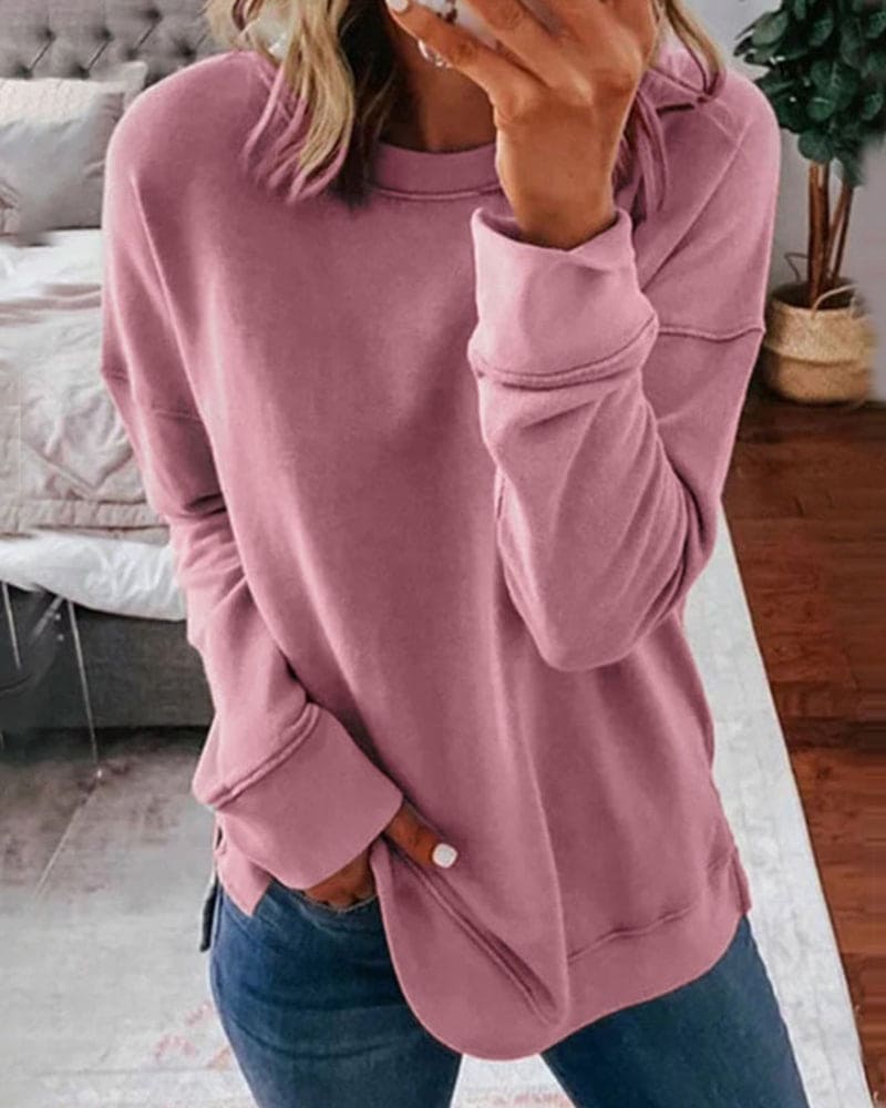 Kaitlyn - Sweter o luźnym kroju, komfortowy (Dostępny w rozmiarach Plus Size)