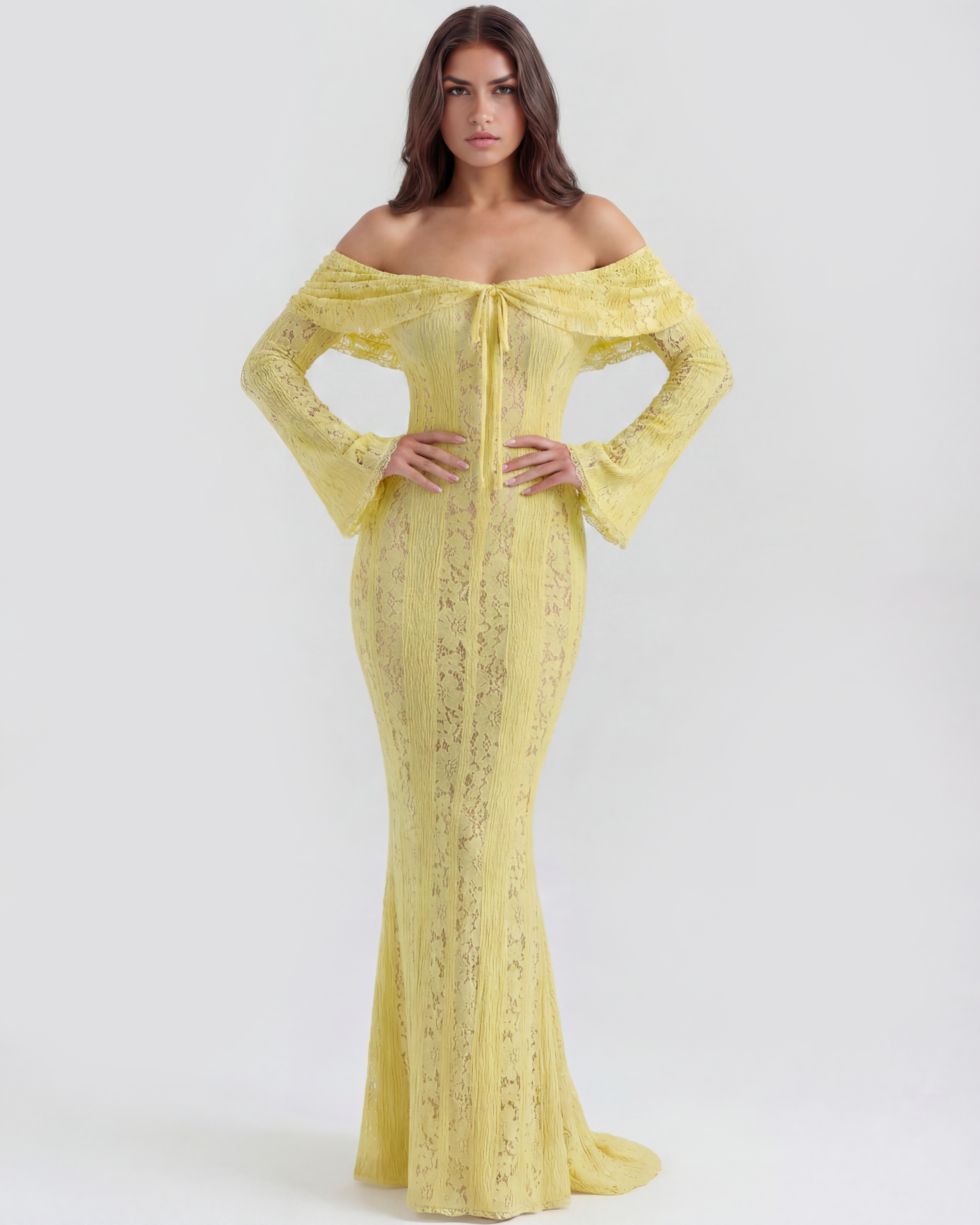 Sukienka Alessandra – Żółty
