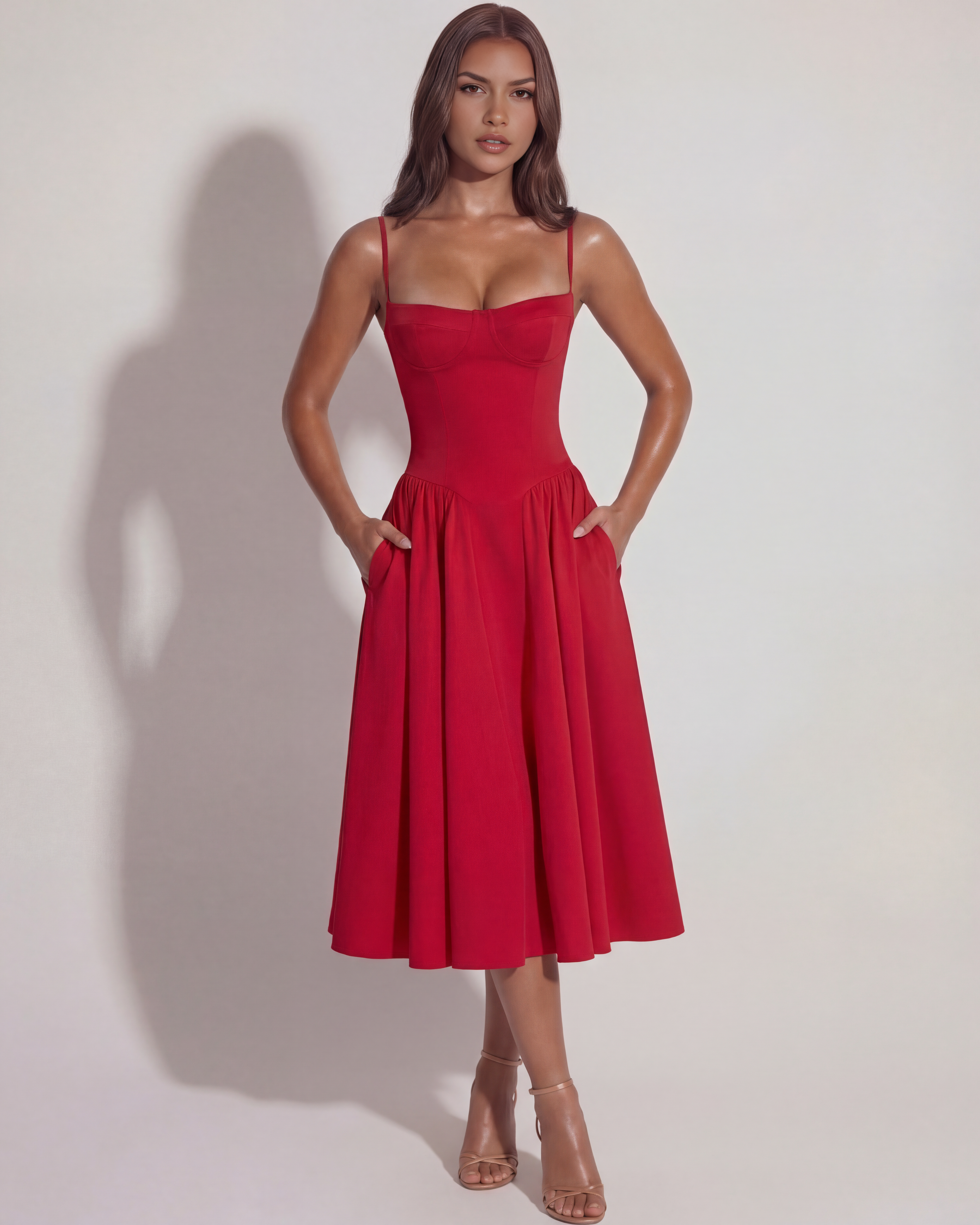 Sukienka Francesca – Czerwony