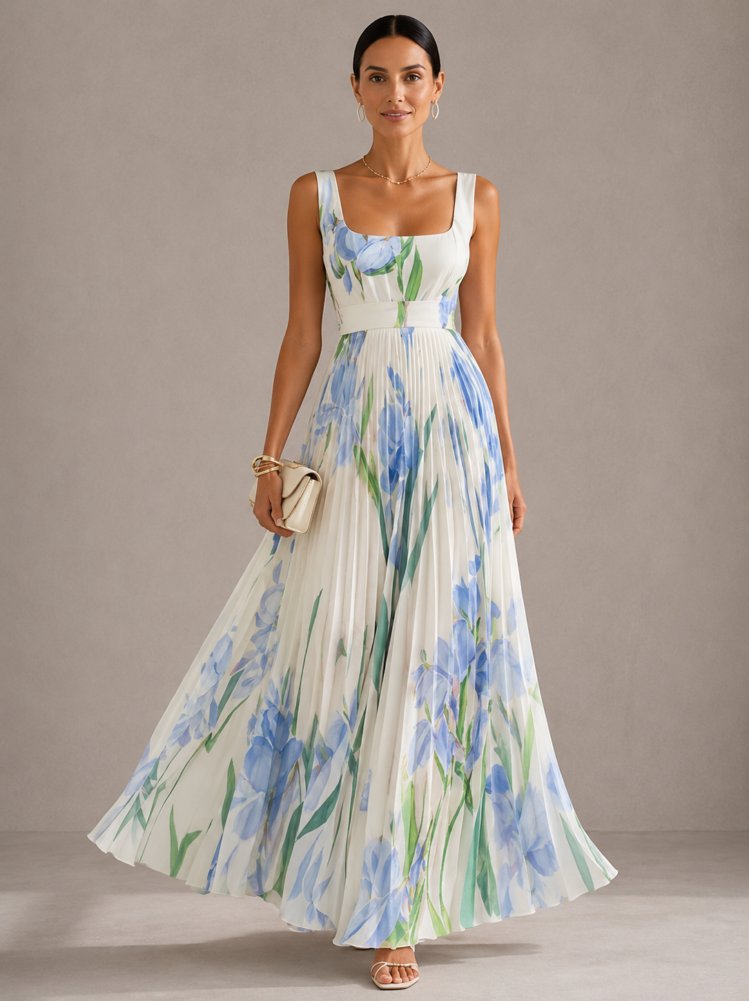 Grace | Sukienka maxi w kwiatowy print