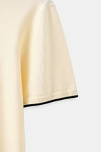 NOBA Polo o kroju slim fit z kontrastem