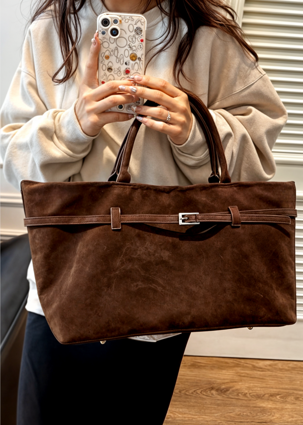 Celeste - Torba zamszowa BB