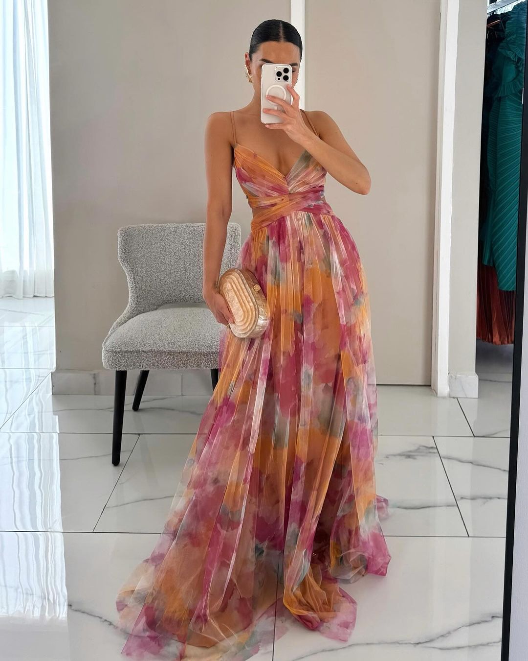 Pippa - Maxi sukienka w romantycznym stylu
