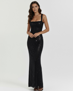 Sukienka Isabella – Czarny Maxi