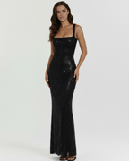 Sukienka Isabella – Czarny Maxi