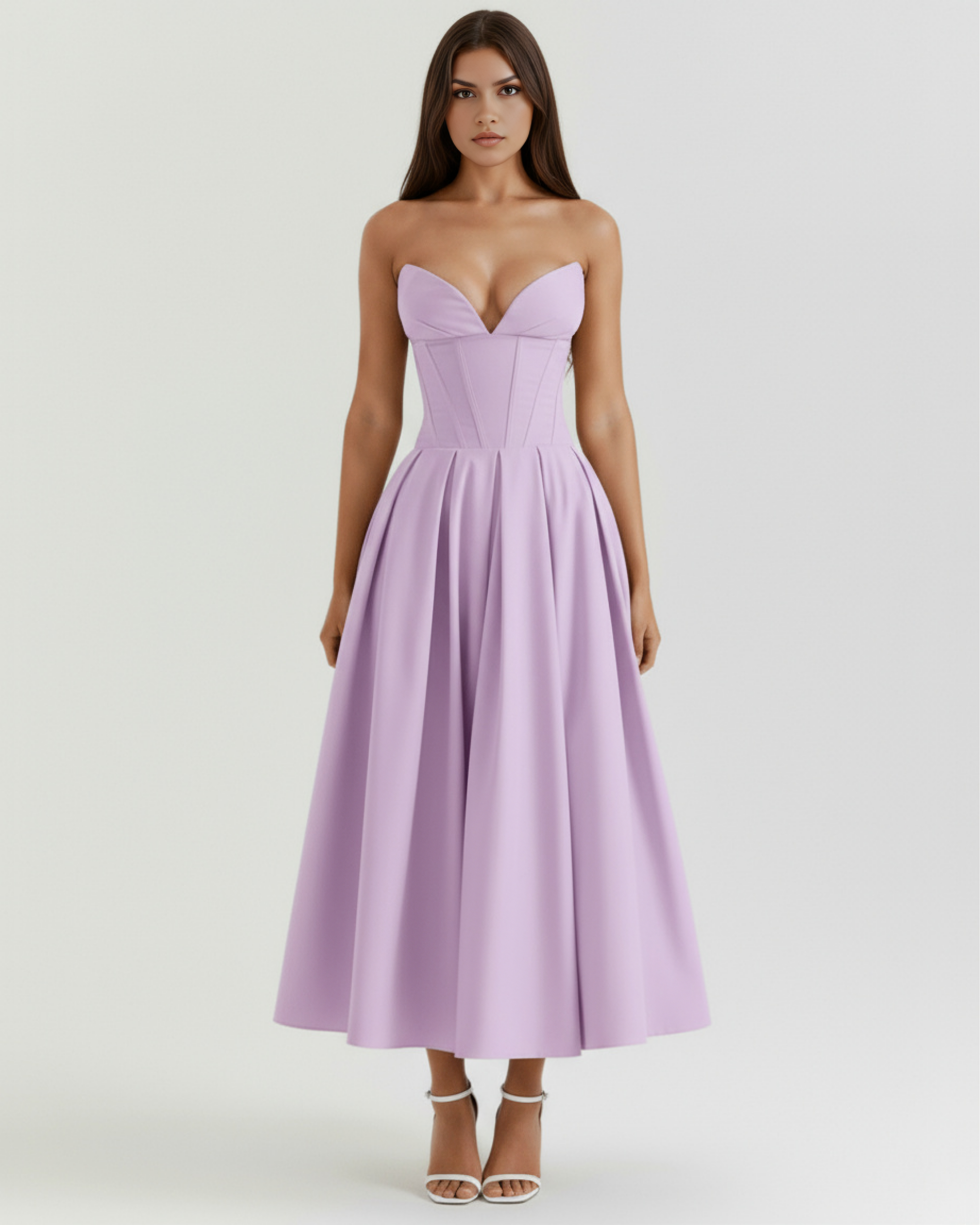 Sukienka Amalfi Violet – Fioletowy