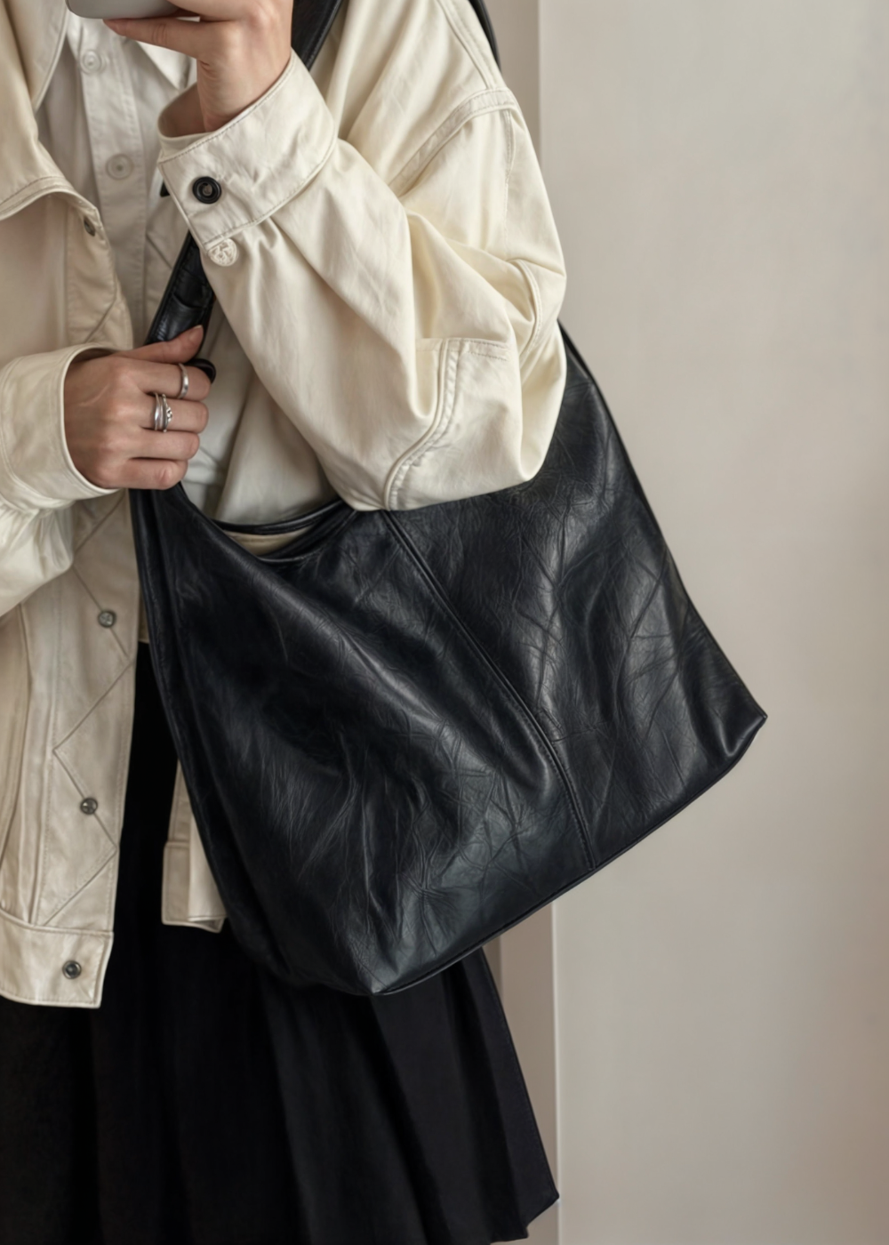 Fiona - Torba tote z wegańskiej skóry