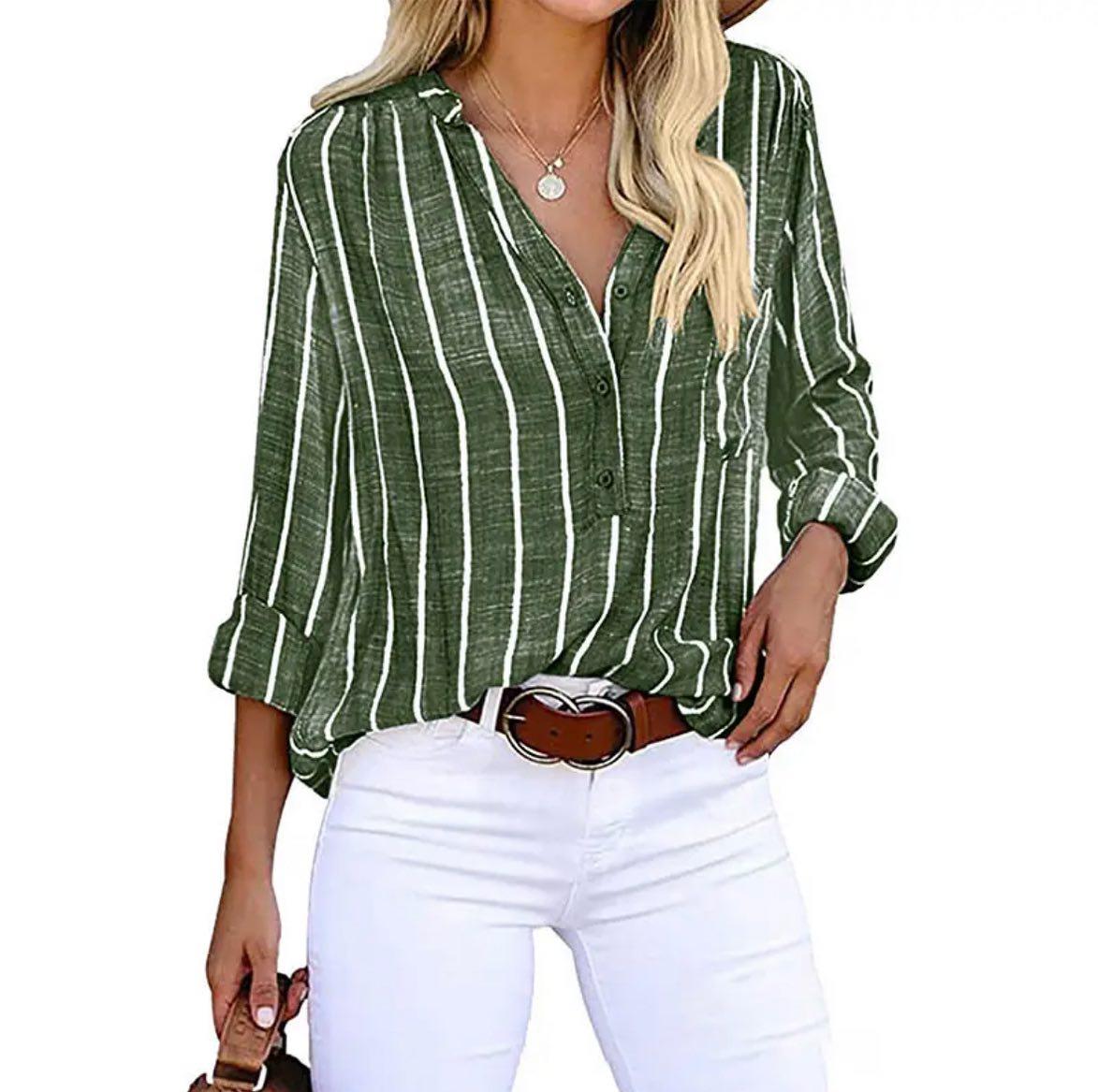 Karissa - Bluzka w paski casual