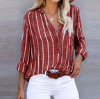 Karissa - Bluzka w paski casual