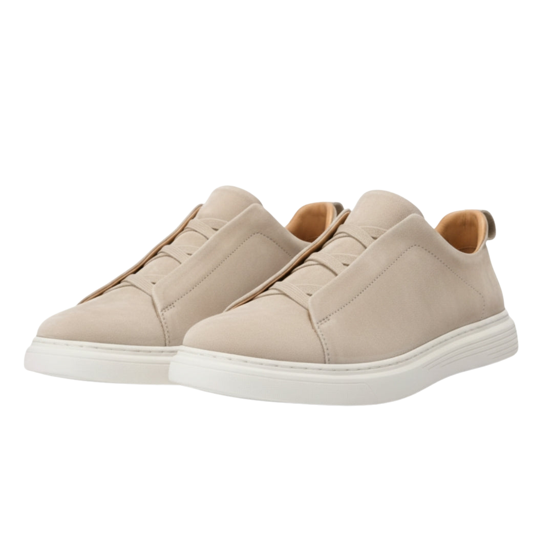 Zamszowe buty slip-on