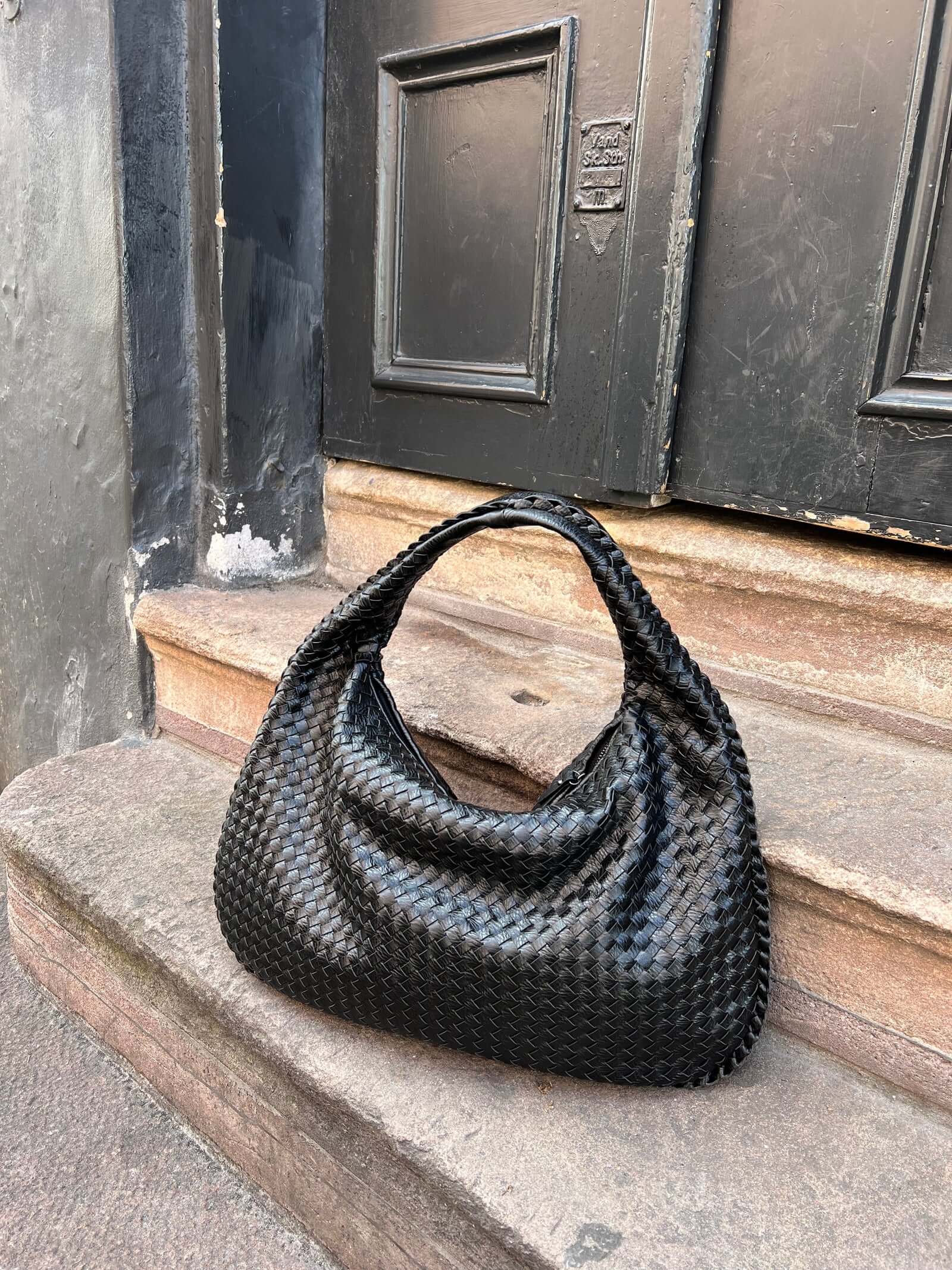 Arielle - Pleciona torba na ramię XL