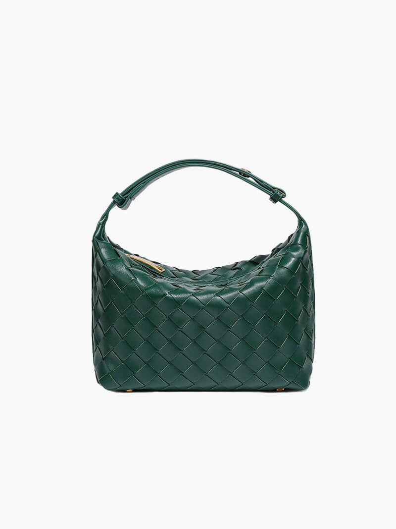 Fenella - mini pleciona torba ze sztucznej skóry