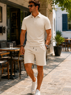Jakub™ | Luksusowy Zestaw Polo i Szortów