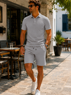 Jakub™ | Luksusowy Zestaw Polo i Szortów