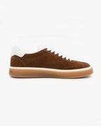 Casualowe sneakers z zamszu