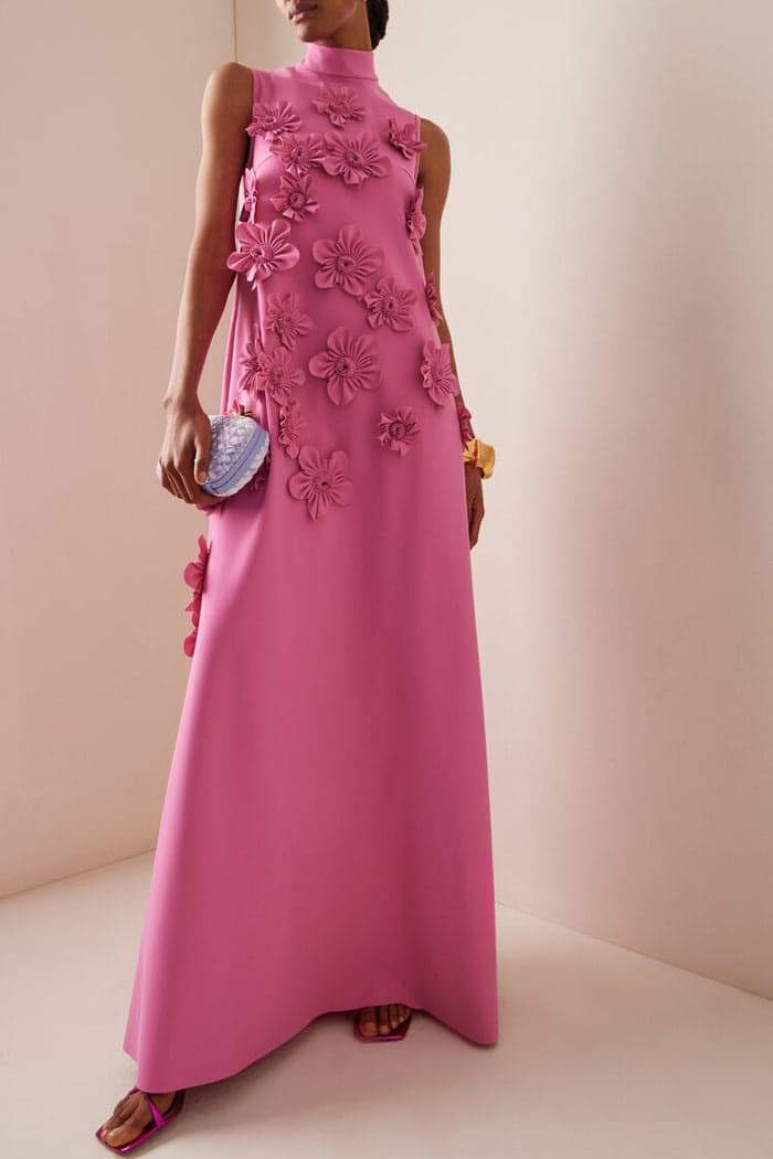 Adeline - Sukienka maxi o kwiatowej elegancji