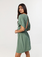 Sukienka Chelsea smoky green - przod