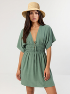 Sukienka Chelsea smoky green - bok