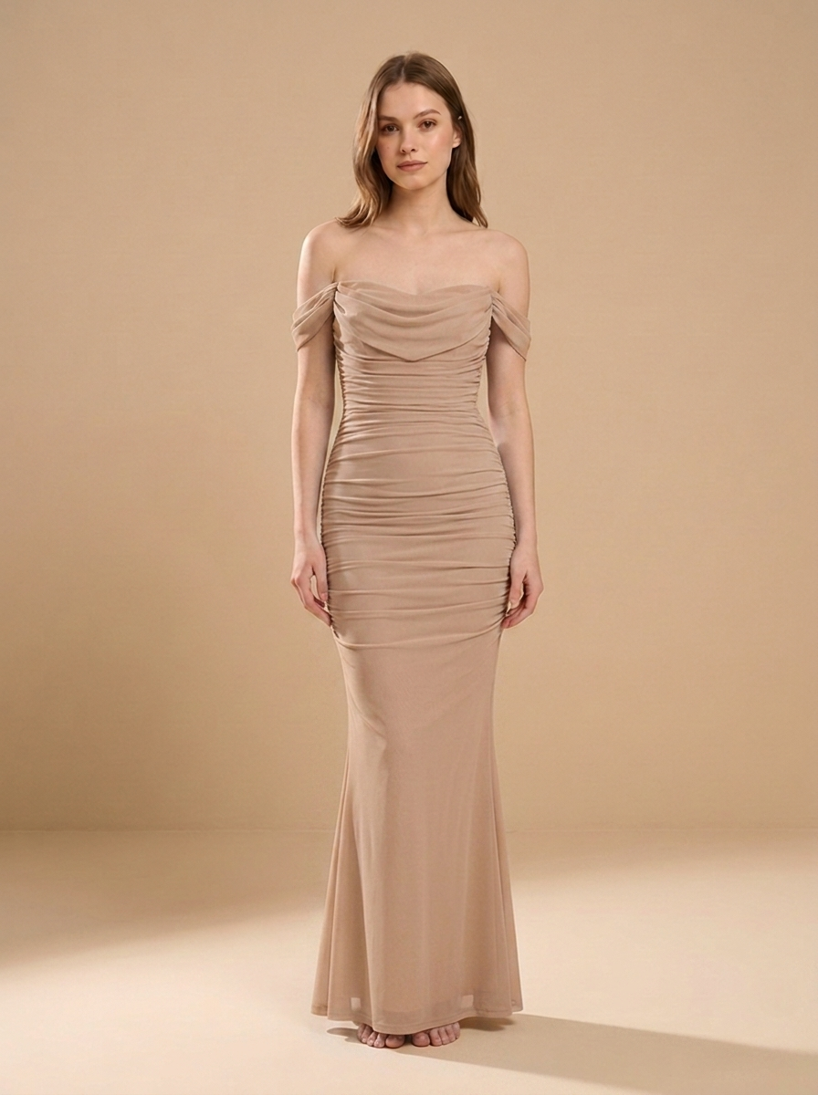 Sukienka Bodycon Beżowa
