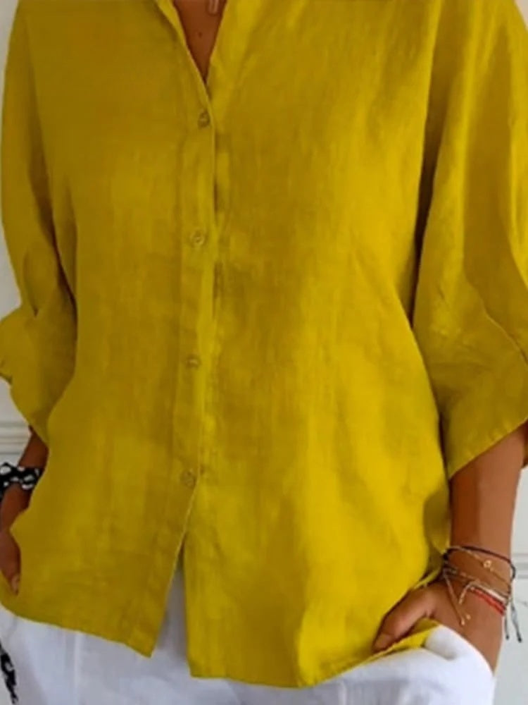 Tatiana - Elegancka bluzka lniana