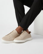 Zamszowe buty slip-on