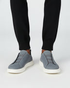 Zamszowe buty slip-on