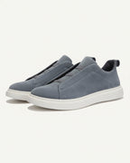 Zamszowe buty slip-on
